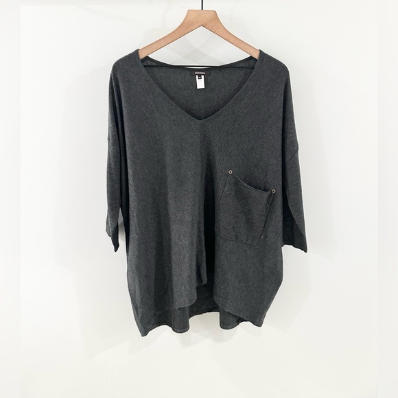 Kerisma Raven Dolman Sleeve Sweater Gray Size M/L - Picture 3 of 7
